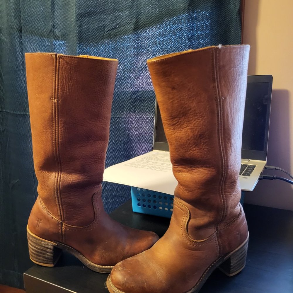 Vintage Frye Campus Boots US8